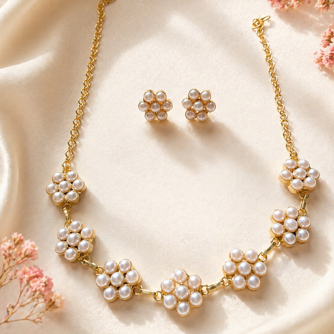 Moti Phool Choker Set