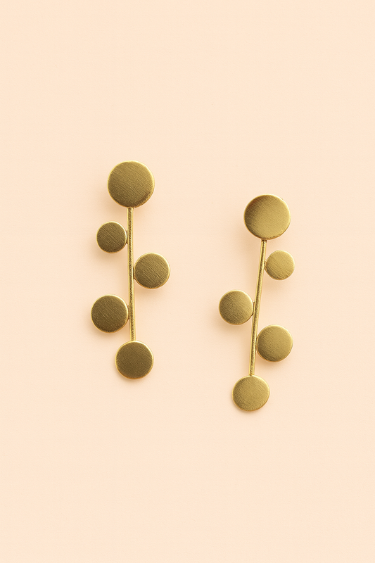 Solar Dots Statement Earrings