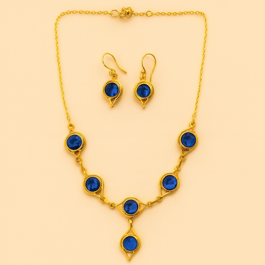 Celestial Orbit Stone Necklace