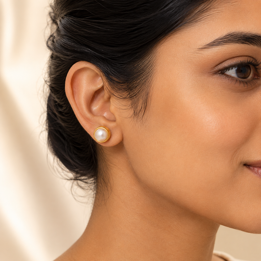 Real pearl Studs