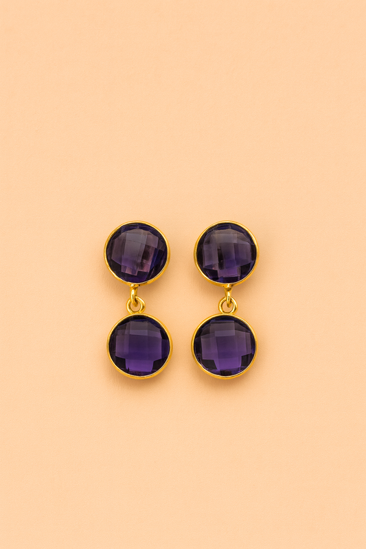 Dual cut stone studs