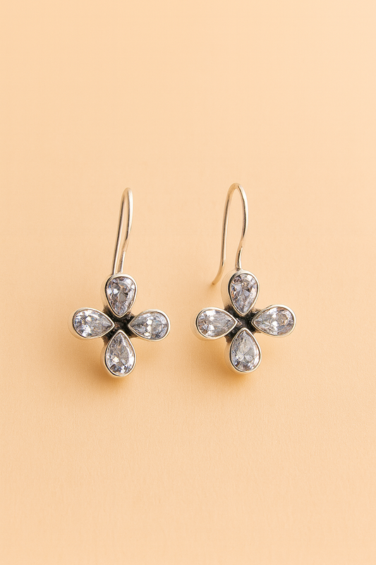 Silver Stone Earrings