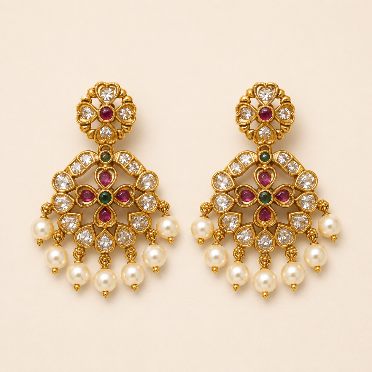 Jaipuri Jadau Kundan Choker Set