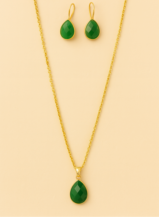 Dewdrop Gemstone chain set