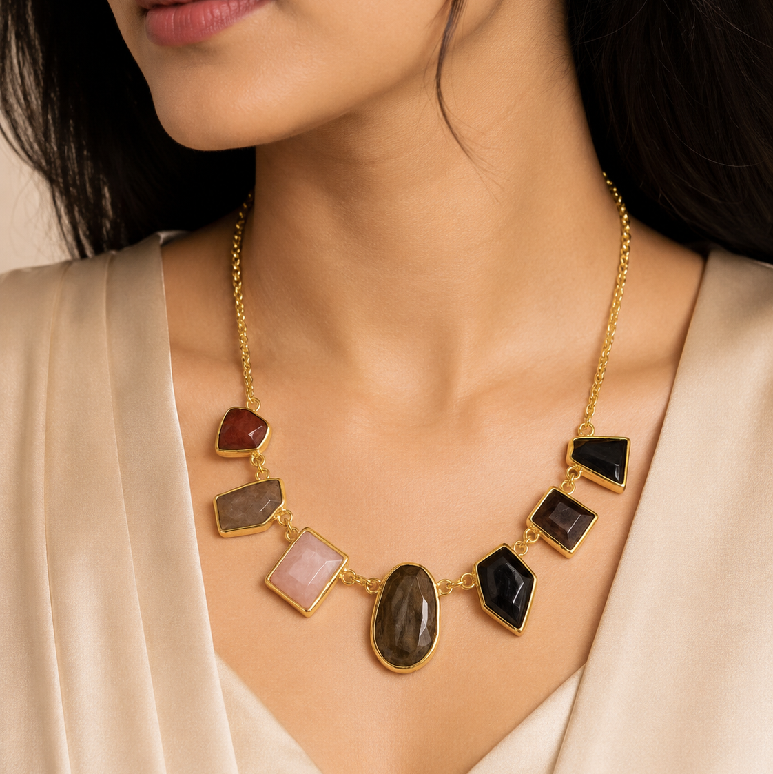 Royal Prism Stone Necklace