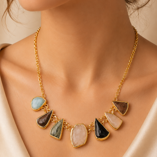 Royal Prism Stone Necklace