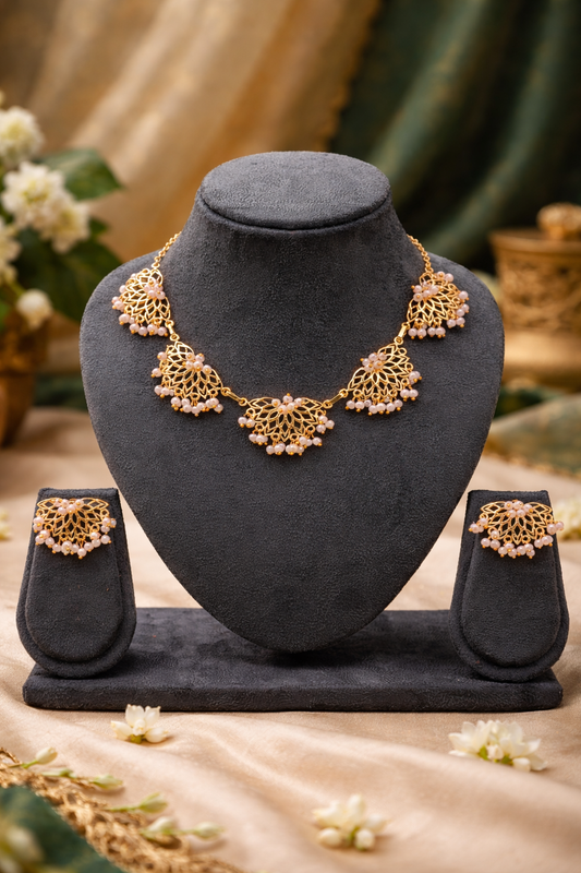 Noor Pearl Heritage Necklace Set