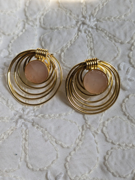 Round Wired Stud Earrings – Elegant Simplicity