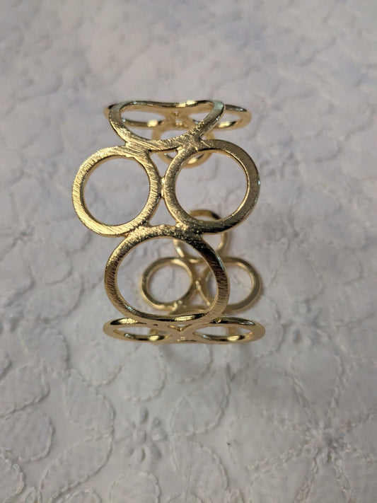 Hammered Multi-Ring Bracelet