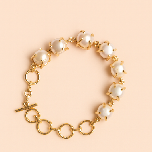 Real water pearl claw Bracelet