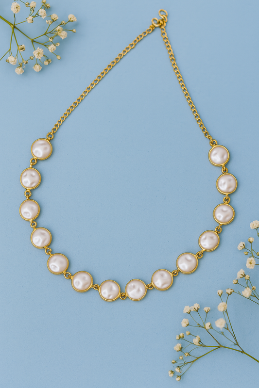 Aurora Uneven Pearl Necklace