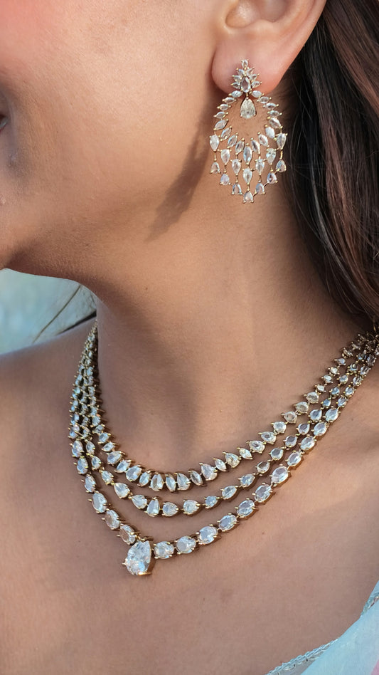 Celeste Three-Layer Necklace Set